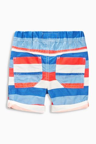 Fluro Bright And Stripe Shorts Two Pack (3mths-6yrs)